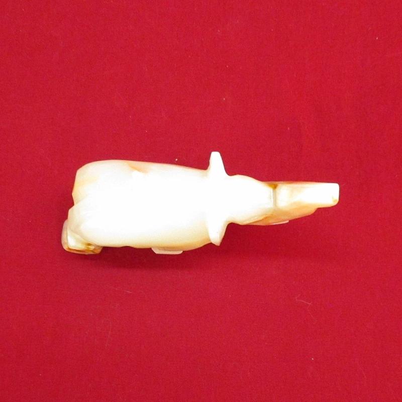 Mexico Hand Carved Alabaster Caved Elephant Rock