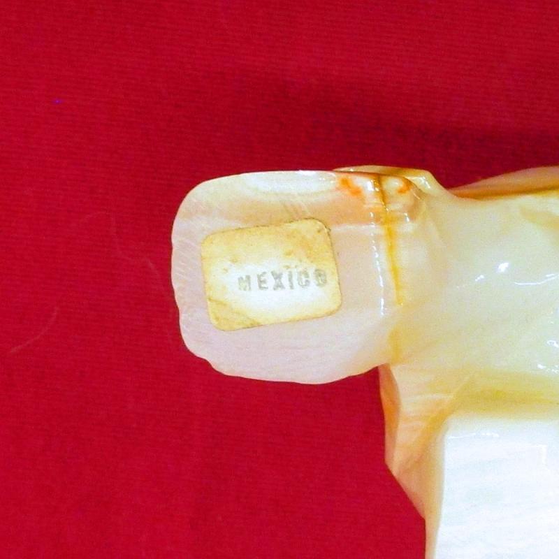 Mexico Hand Carved Alabaster Caved Elephant Rock