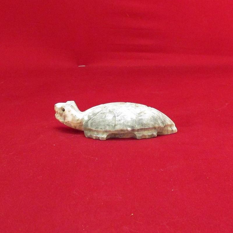 Nicely Mexico Hand Carved Soapstone Sea Turtle