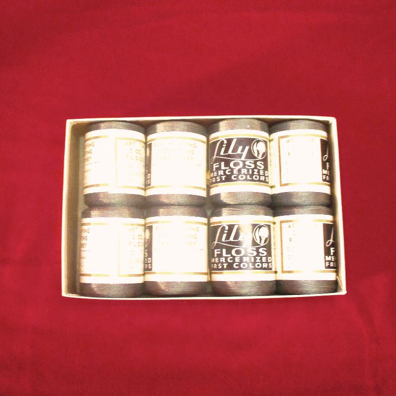 Vintage Yarn 8 spools Lily Mills Floss Mercerized