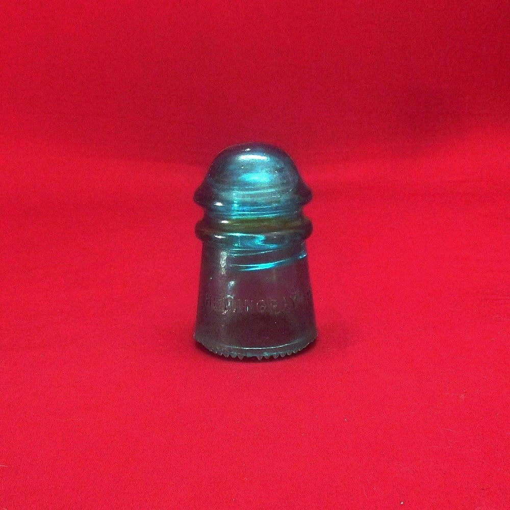 Antique Hemingray Aqua Colored Glass Insulator