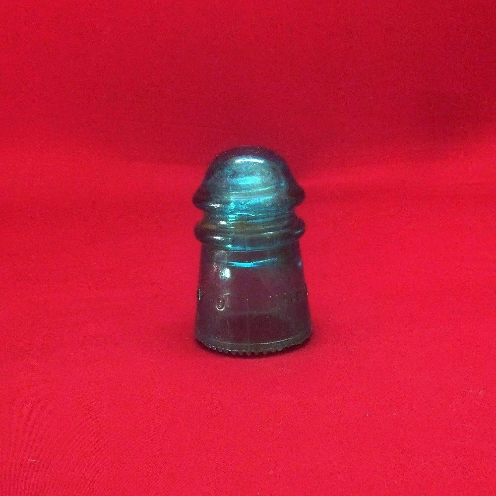 Antique Hemingray Aqua Colored Glass Insulator