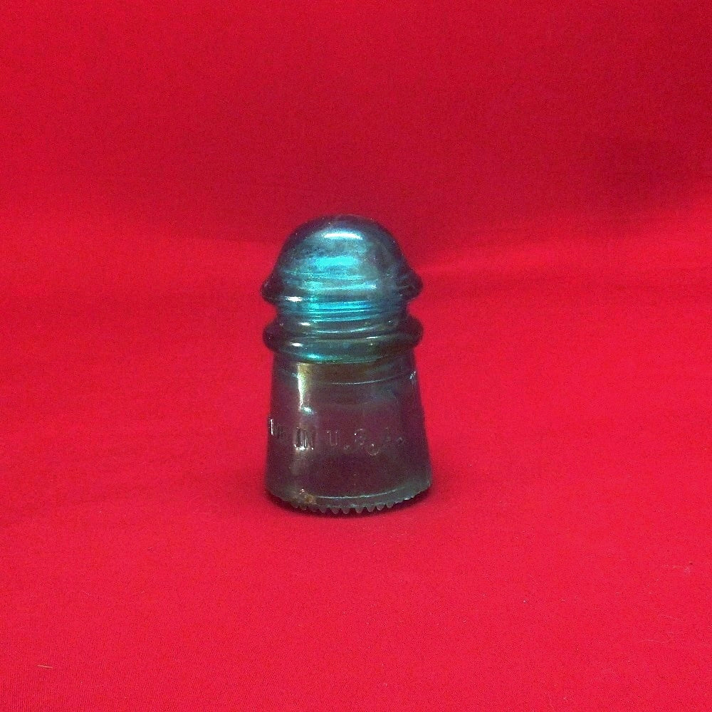 Antique Hemingray Aqua Colored Glass Insulator