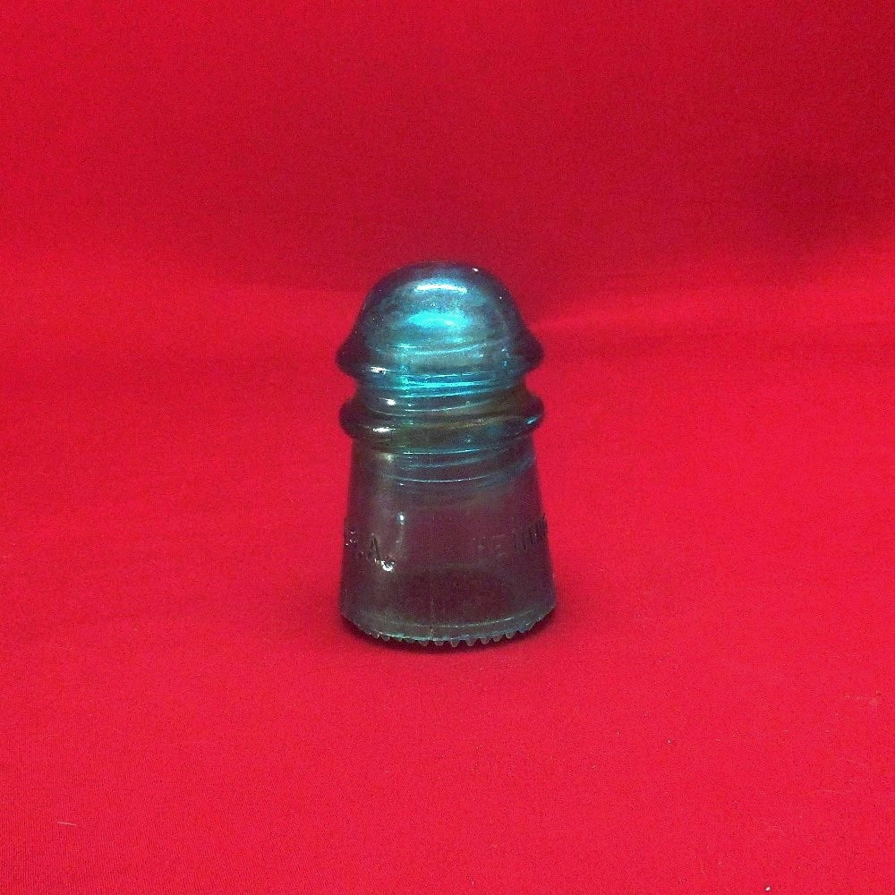 Antique Hemingray Aqua Colored Glass Insulator