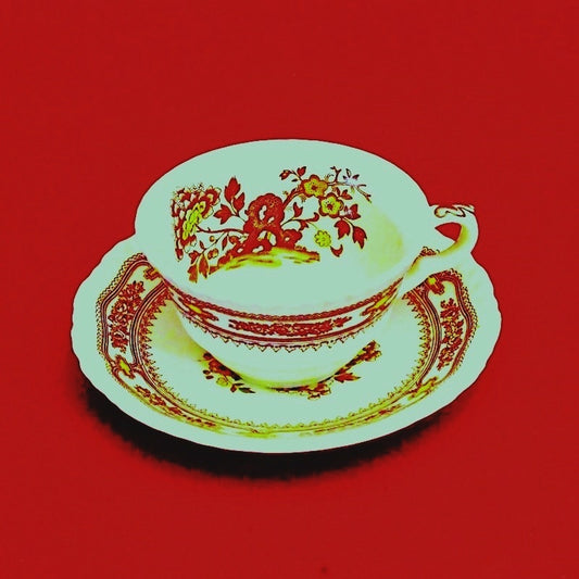 Antique Vintage Ironstone Porcelain w/ Manchu Pattern