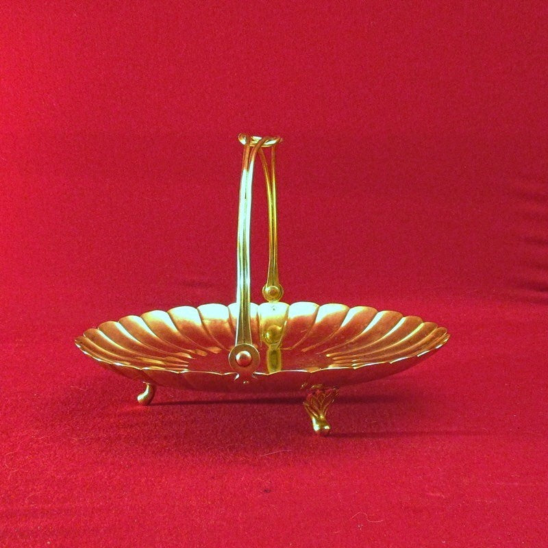 Antique Vintage Rare Dirilyte 3 footed Serving Dish