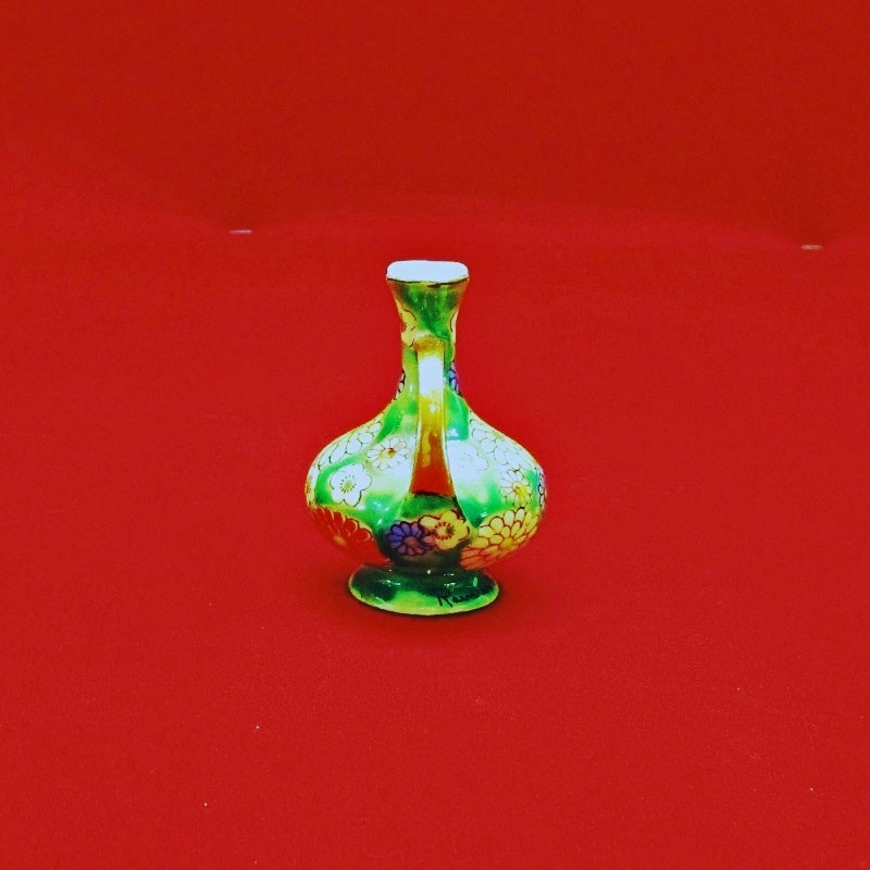 Antique, Vintage, Bud vase, Hand-painted, Floral design, Collectible, Artistry, Decorative, Craftsman, Cultural heritage