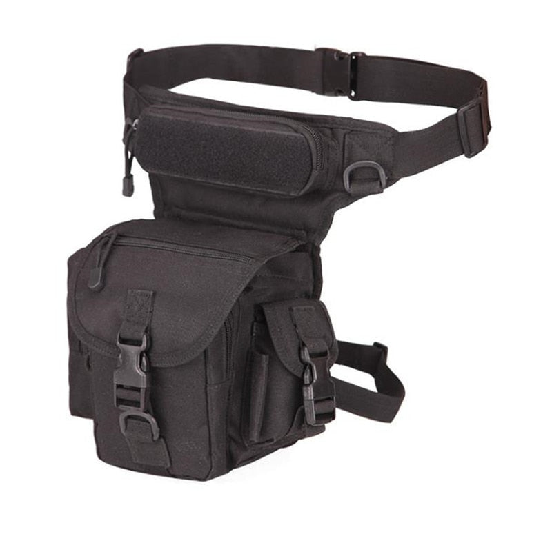 Men Leg Bag Hip Motorcycle Bags Military Waist Bag Utility Belt Pack Pouch Adjustable Hiking Male Tactical Waist Bag