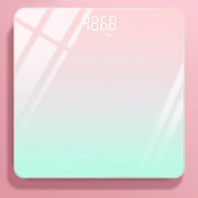 USB rechargeable weight scale bathroom scale floor scale household electronic scale tempered glass smart digital scale