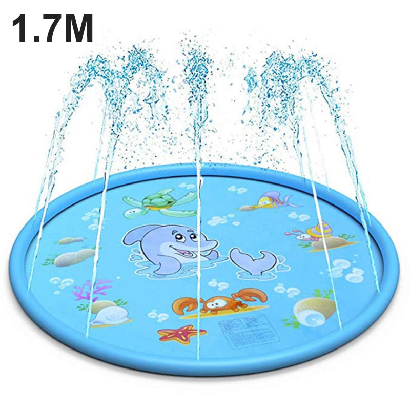 Children Play Water Mat Summer Beach Inflatable Water Spray Pad Outdoor Game Toy Lawn Swimming Pool Mat Kids Toys