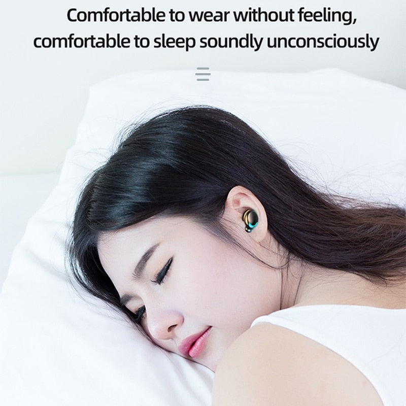 Bluetooth Wireless Headphones IPX7 Waterproof Ear Hooks Bluetooth Earphones Noise Reduction Earbuds HiFi Stereo headsets New