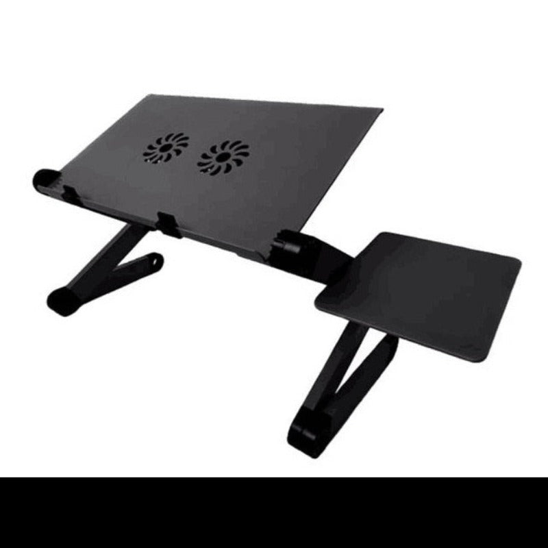 Cooling Fan Laptop desk Portable Adjustable Foldable Computer Desks Notebook Holder tv bed PC Lapdesk Table Stand With Mouse Pad