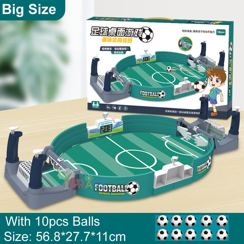 Soccer Table Football Board Game For Family Party Tabletop Play Ball Soccer Toys Kids Boys Sport Outdoor Portable Multigame Gift