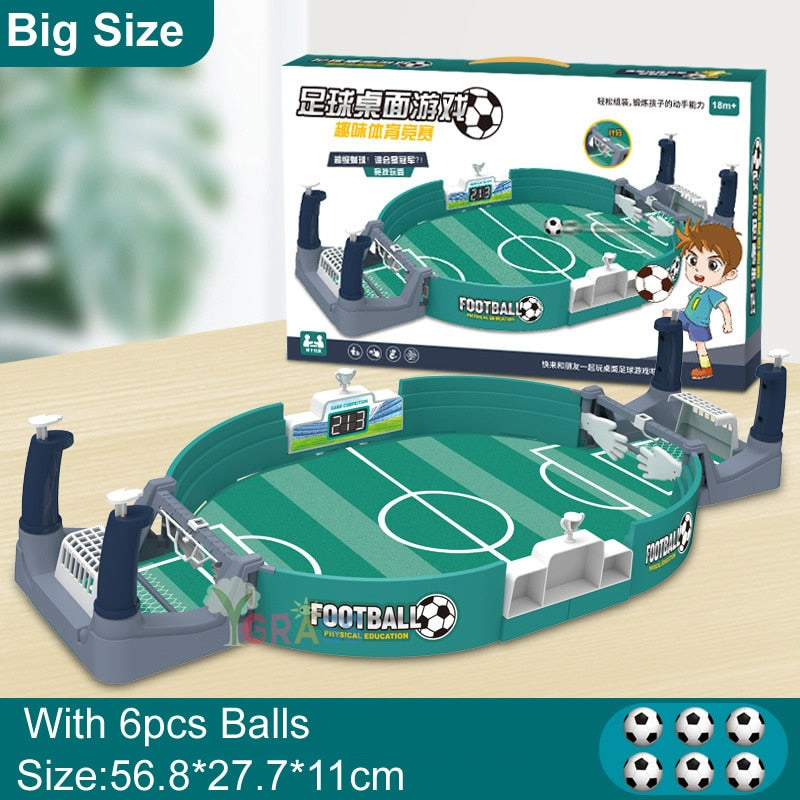 Soccer Table Football Board Game For Family Party Tabletop Play Ball Soccer Toys Kids Boys Sport Outdoor Portable Multigame Gift