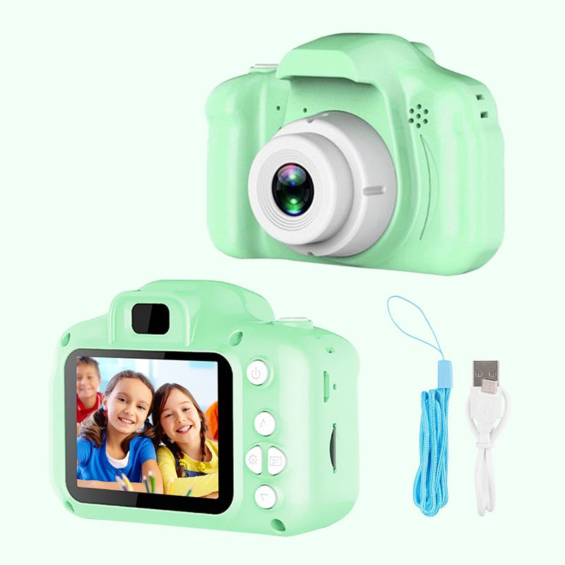 Mini Cartoon Kids Photo Camera 2 Inch HD Screen Children Digital Camera Video Recorder Camcorder Toys For Child Birthday Gift