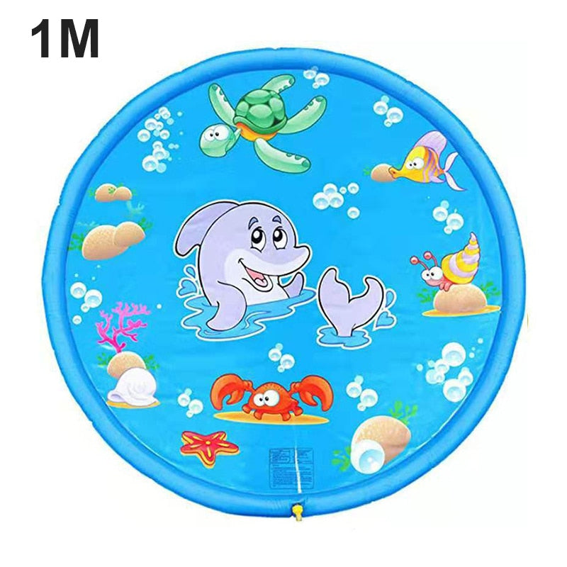 Children Play Water Mat Summer Beach Inflatable Water Spray Pad Outdoor Game Toy Lawn Swimming Pool Mat Kids Toys