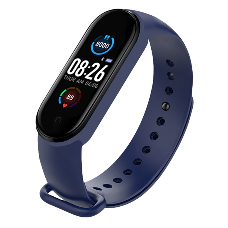 M5 Smart Bracelet Sports Fitness Tracker Pedometer Women Men Kids Digital Wrist Watch Heart Rate Health Monitor For Android IOS