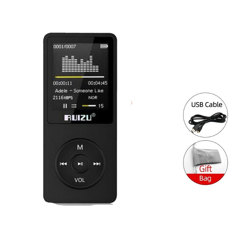 MP3 Player 8GB Portable Music Player Lossless Audio Player Walkman Support FM Radio Recording EBook Clock Video Player