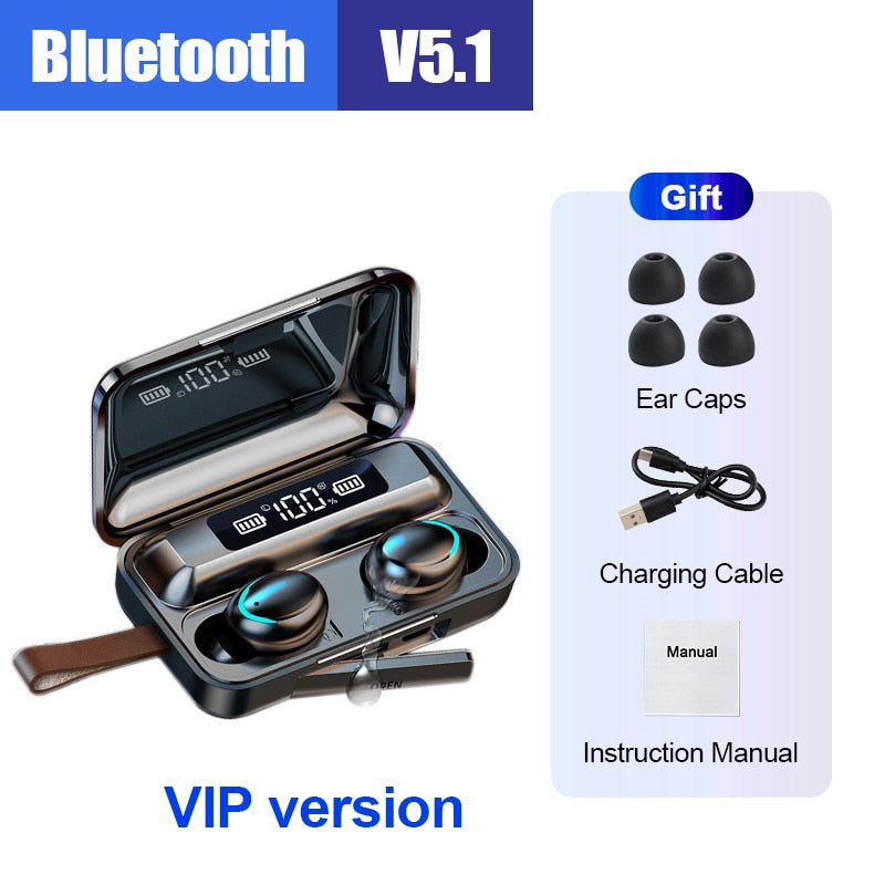 Bluetooth Wireless Headphones IPX7 Waterproof Ear Hooks Bluetooth Earphones Noise Reduction Earbuds HiFi Stereo headsets New