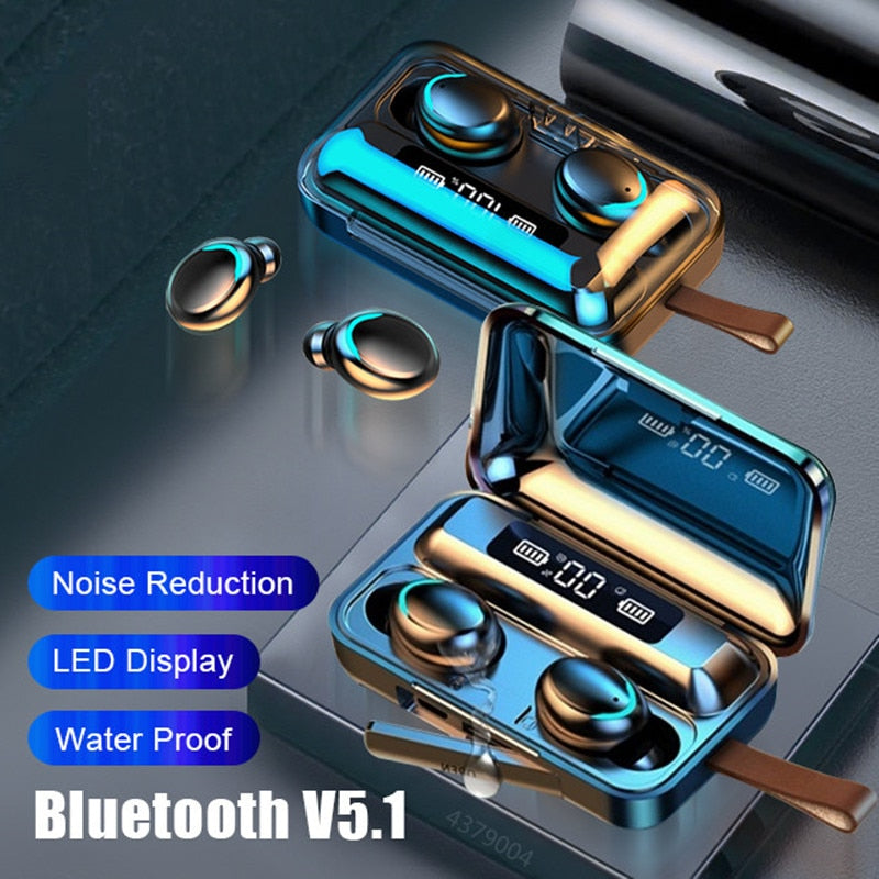 Bluetooth Wireless Headphones IPX7 Waterproof Ear Hooks Bluetooth Earphones Noise Reduction Earbuds HiFi Stereo headsets New