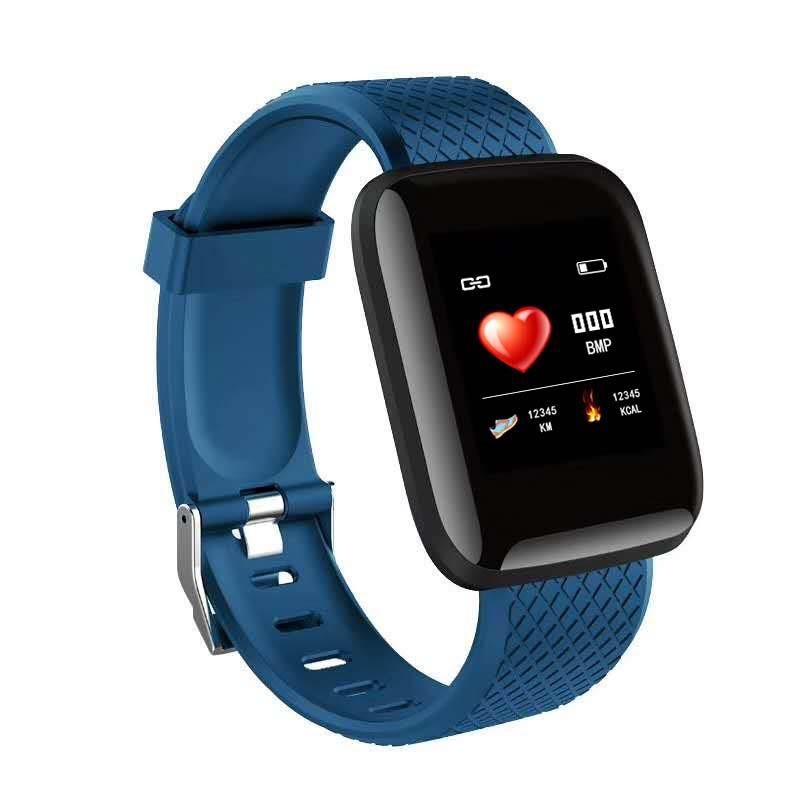 Smartwatch 116 Plus Smart Bracelet IOS Android Electronics Smart Fitness Wristwatch Tracker With Silicone Strap Watche