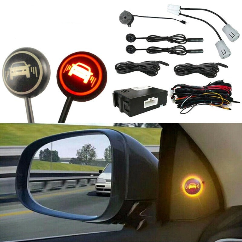 Car Blind Spot Detection BSD Warning Light Blind Spot Monitoringsystem Parking Sensor Kit Radar Distance Assist Lane Changing