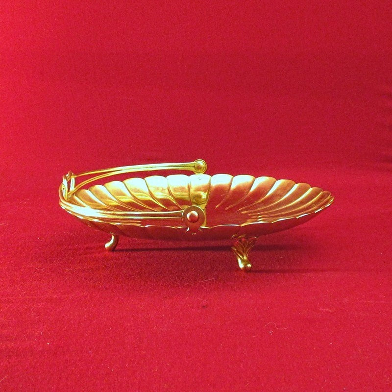 Antique Vintage Rare Dirilyte 3 footed Serving Dish