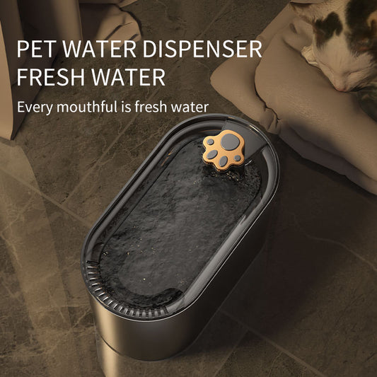 Cat Water Fountain Filter Automatic Drinker For Dogs Cats Pet Water Dispenser Ultra-Quiet Water Dispenser With LED Light Pet Products