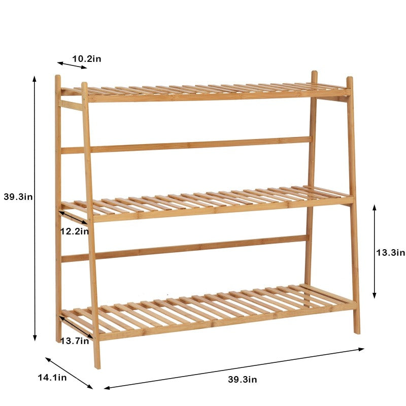 Bamboo Plant Stand Indoor&Outdoor Multiple Flower Pot Holder Shelf RacK