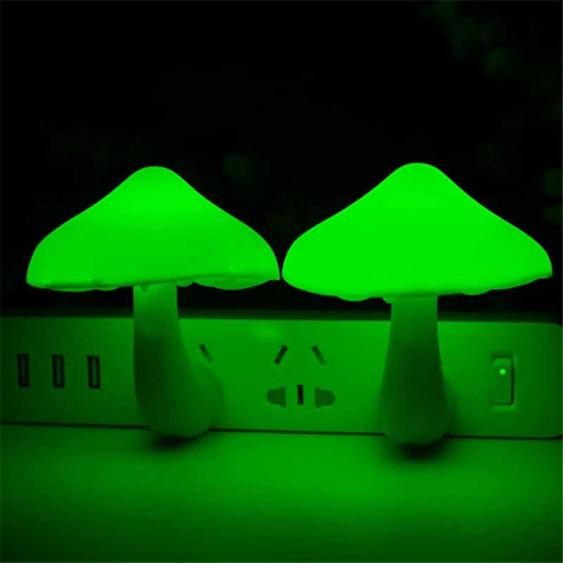 NightLight,  WallSocketLamp,  NighttimeIllumination, LowEnergy, Light-controlSensor, Mushroom, WallSocket,  BedroomLight, Lamp,