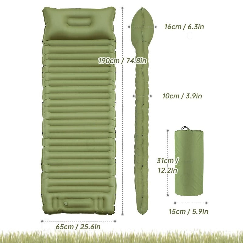 Outdoor Foot Can Be Spliced Airbed Portable Picnic TPU Inflatable Camping Cushion