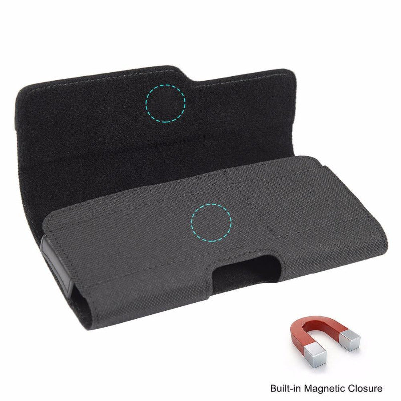 Phone Pouch Case for 5.5" SmartPhones Belt Clip Hard Leather Bag Holster Cover with Card Slots For iphone 6 6S 7 8 Plus XS mas