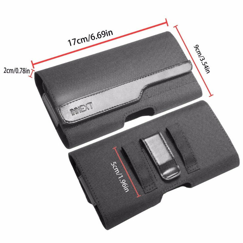 Phone Pouch Case for 5.5" SmartPhones Belt Clip Hard Leather Bag Holster Cover with Card Slots For iphone 6 6S 7 8 Plus XS mas