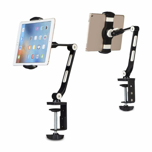 Adjustable stand for tablets and phones from 6 to 13 inches, table, desk, kitchen, office