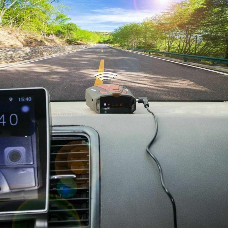 360 Degree Car Radar Detector for Vehicle V7 Speed Voice Alert Warning 16 Band LED Display Detector