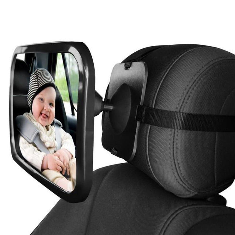 Car Baby Rearview Mirror Adjustable Car Back Seat Rearview Facing Headrest Mount Child Kids Baby Safety Monitor Accessories