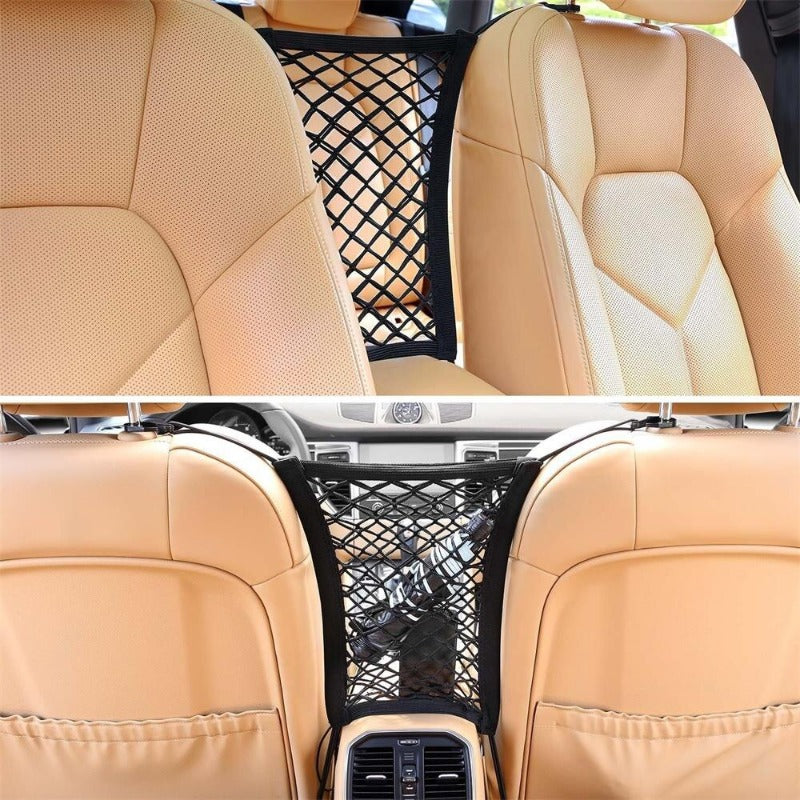 Seat Back Elastic Mesh Net Car Styling Storage Bag Car Interior Trunk Pocket Cage Grid Pocket Holder Car Accessories Trun