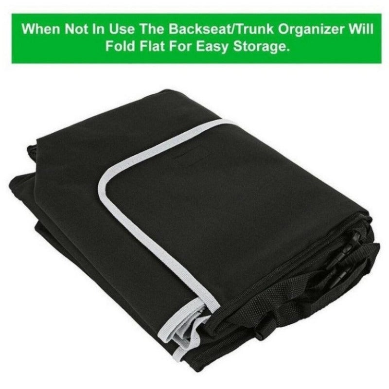 Car Trunk Organizer Backseat Storage Bag High Capacity Multi-use Oxford Car Seat Back Organizers Automobile Interior