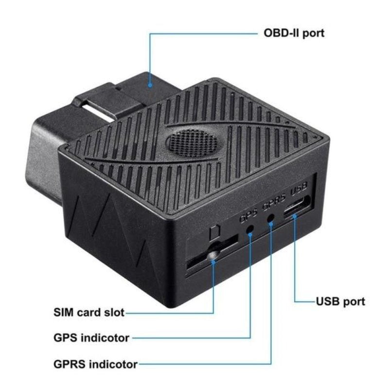 Plug Play 16 PIN Auto Car GPS Tracker Locator With Web Vehicle Fleet Management System IOS & Android APP