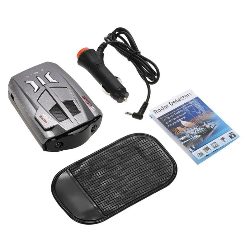 Auto Car Radar Signal Detector (English/Russian )for Vehicle V9 Speed Voice Alert Warning 16 Band LED Display Detector
