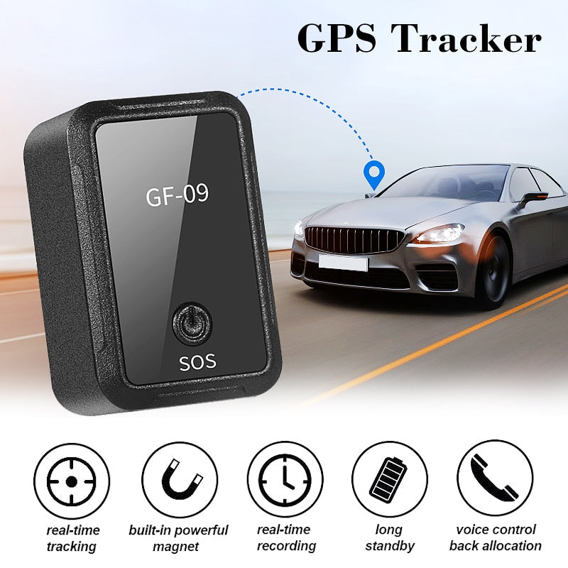 GF09 Mini GPS Locator App control Anti-lost Device Car Tracker Magnetic Recorder For Vehicle/Car/Person Location car tracker