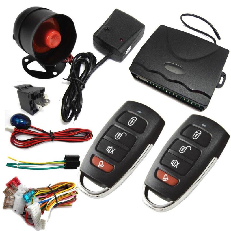 Anti-theft essential M802-8101 Car Security System Alarm Immobiliser Central Locking Shock Sensor With Trunk Release