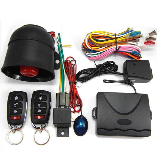 Anti-theft essential M802-8101 Car Security System Alarm Immobiliser Central Locking Shock Sensor With Trunk Release