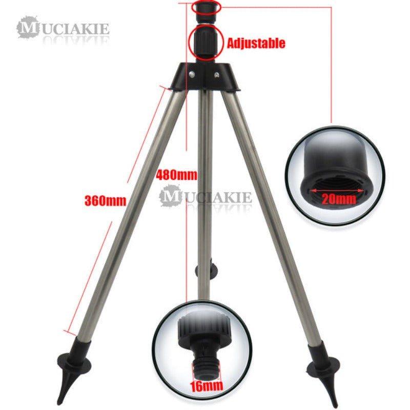Garden Lawn Farmland Plant Watering Tripod Impact Sprinkler Irrigation Kits Stainless Steel Garden Kits Automatic