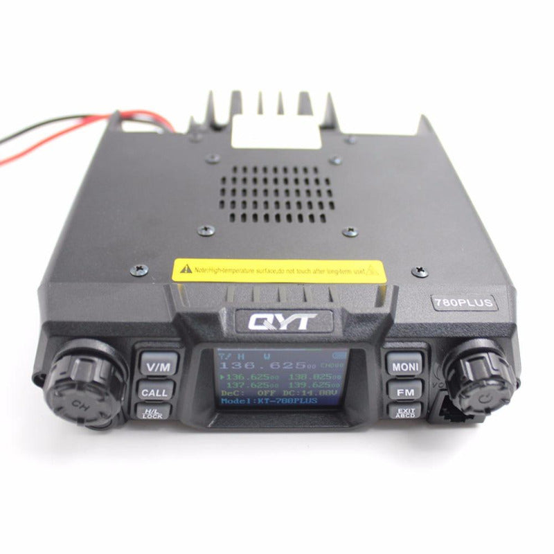 Mobile Ham Radio Transceiver VHF UHF Mobile Radio Dual Band Quad Standby Vehicle Transceiver with Programming Cable & Software