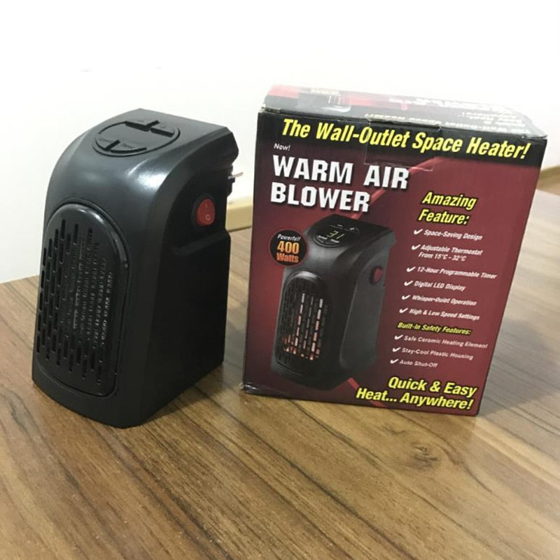 Mini Fan Heater portable Electric Heater Household Wall Heater Stove Radiator Plug-In Warmer Machine for Winter