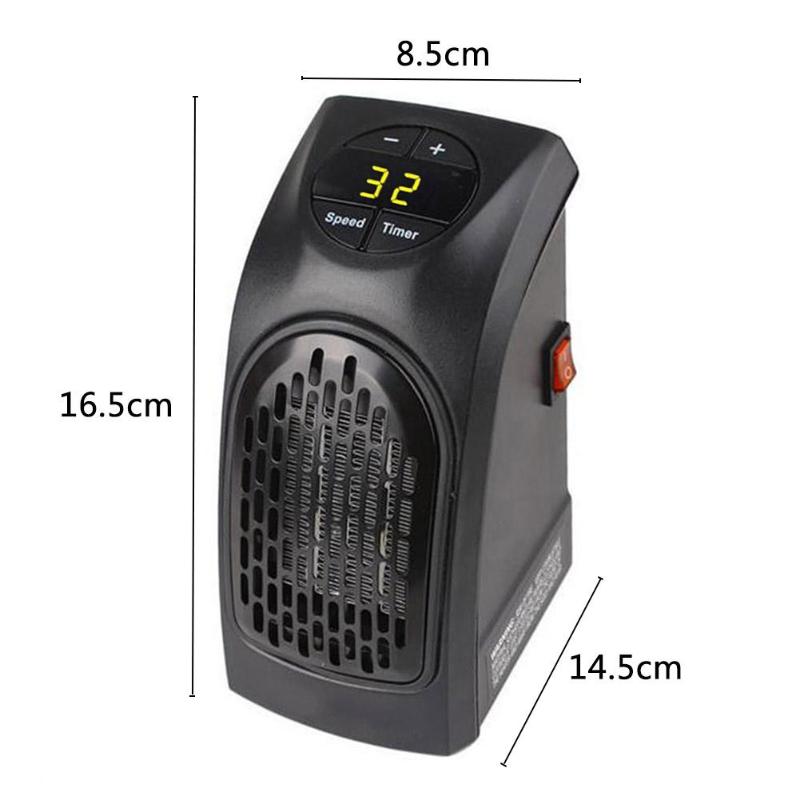 Mini Fan Heater portable Electric Heater Household Wall Heater Stove Radiator Plug-In Warmer Machine for Winter