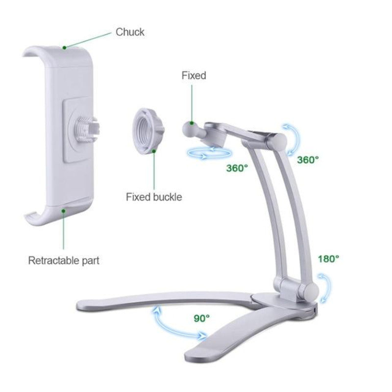 Rotating Portable Monitor Wall Desk Metal Stand Fit For Below 15.6inch monitor Tablet Mobile Phone Holders