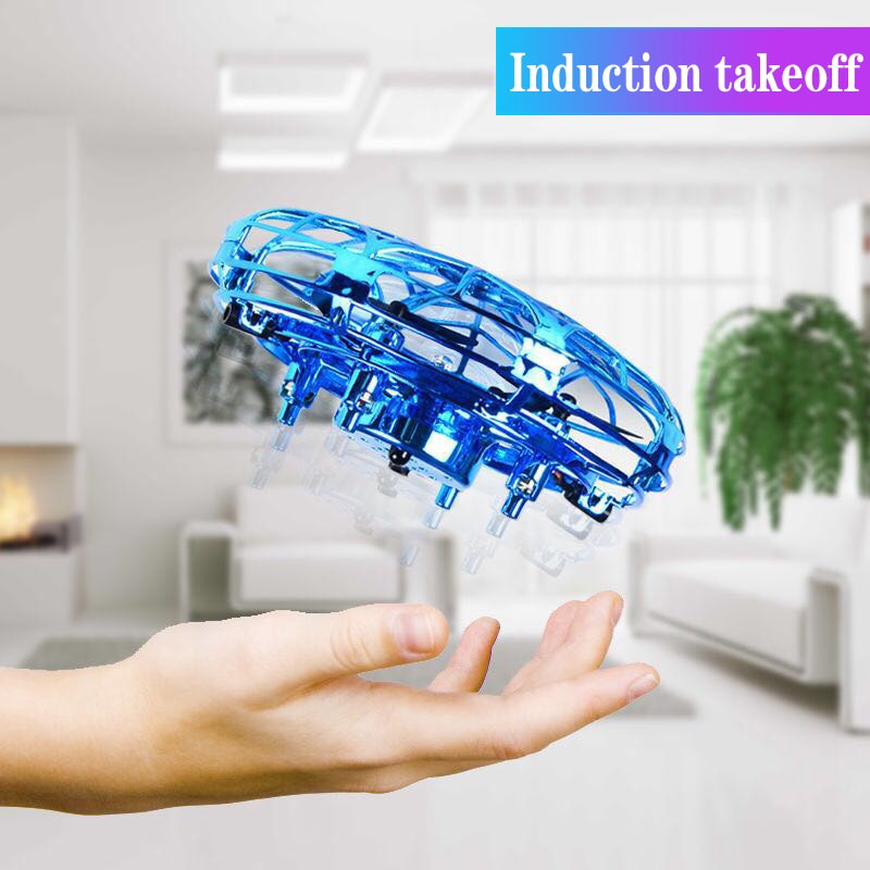 UFO RC Drone Mini Helicopter Infraed Hand Sensing Aircraft Electronic Model Quadcopter flayaball Small drohne Toys For Kid Boy