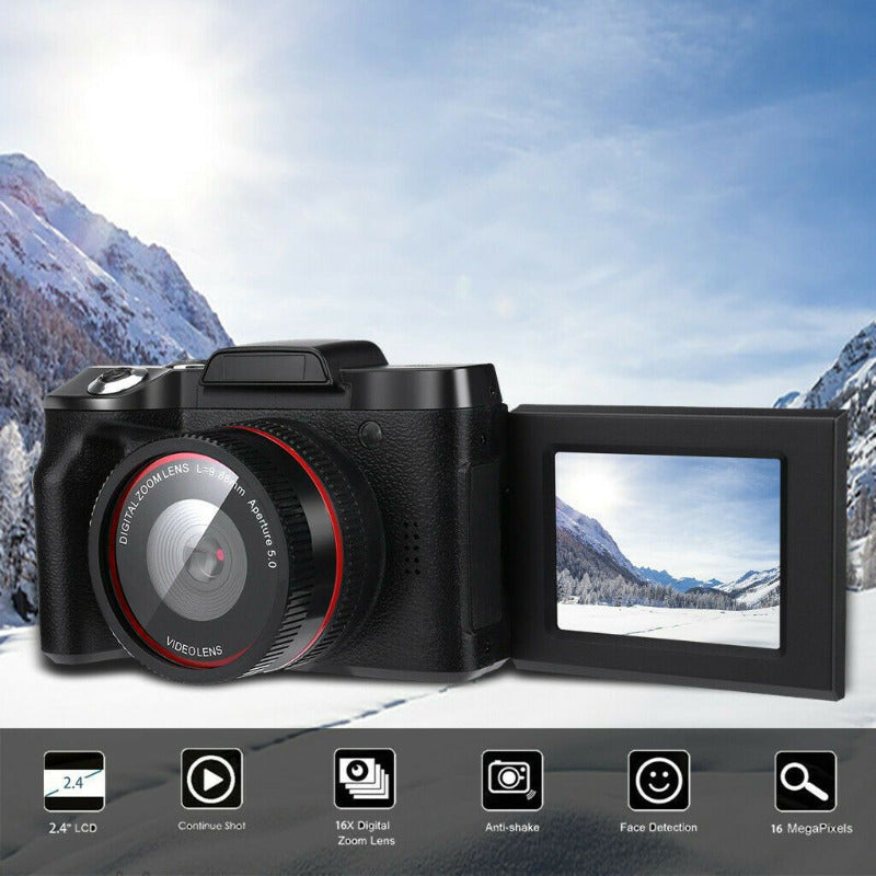 Max Megapixel 16X Zoom AV Interface USB 2.0 Wide Angle Memory Card HD SLR Portable Digital Camera FPV Output 3.0 Inch LCD